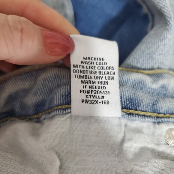 Almost Famous | Extra Wide Leg Patchwork Raw Hem Retro Baggy Jeans - Picture 10 of 10